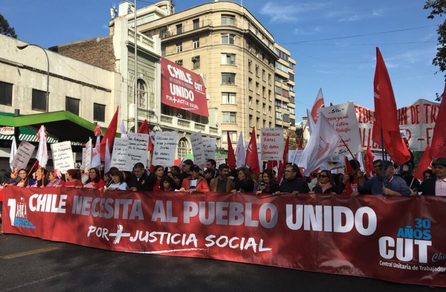 Central Unitaria de Trabajadores de Chile convoca a paro nacional